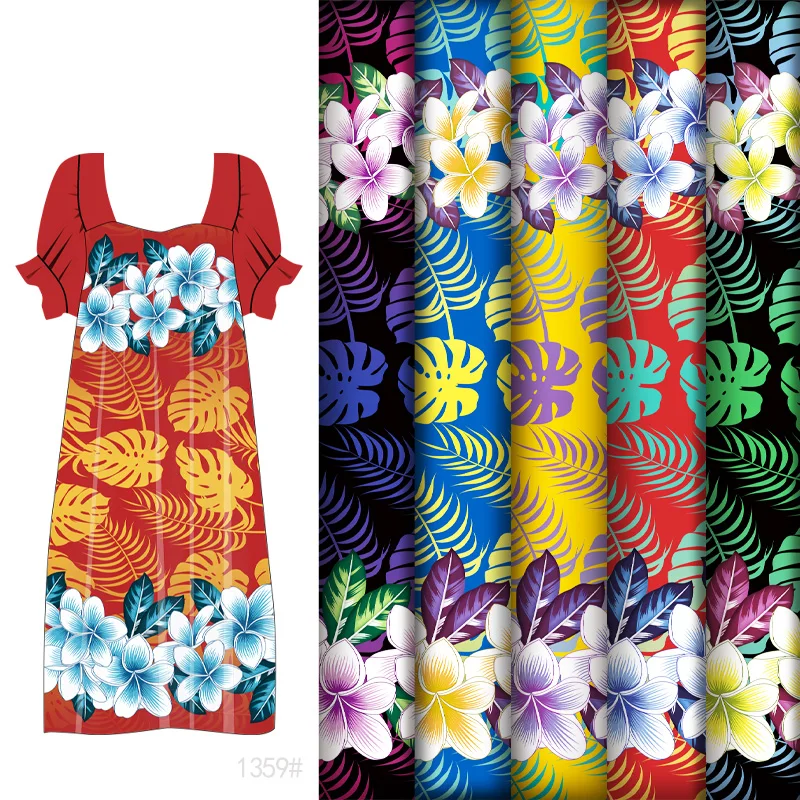 

Custom Woven Fabric Samoa Polynesian Tribal Print Polyester Fabrics for Clothes Garments