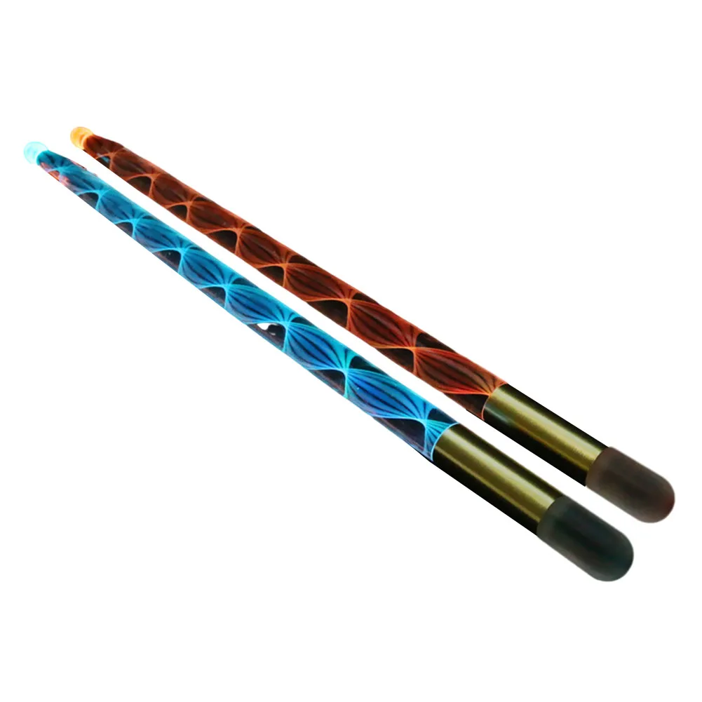 1Pair 5A Drum Glow In The Dark Stage Performance Luminous Drumstick Party Drum Glow In The Dark Stage 1Pair 5A