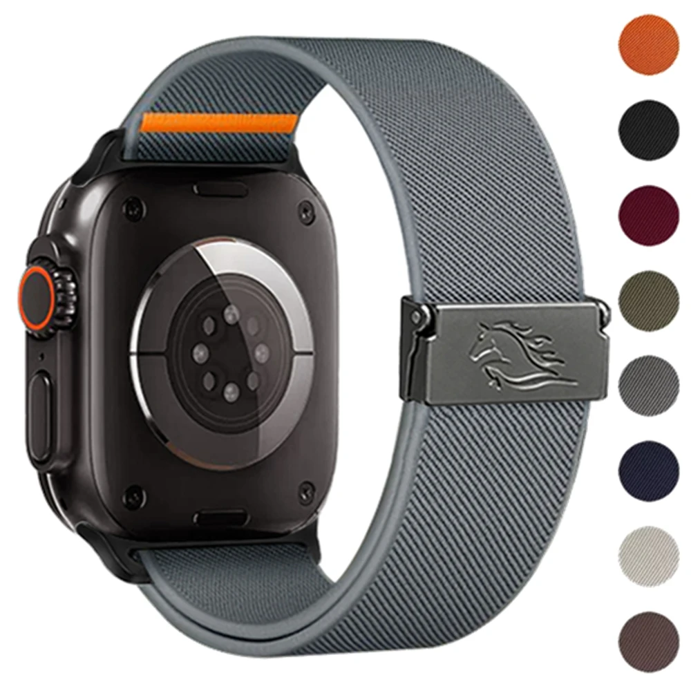 Breathable Nylon Strap For Apple Watch Band Ultra 3 2 49mm 46mm 45mm 42 41 38 40 44 mm Bracelet iWatch Series 11 10 9 8 SE Belt