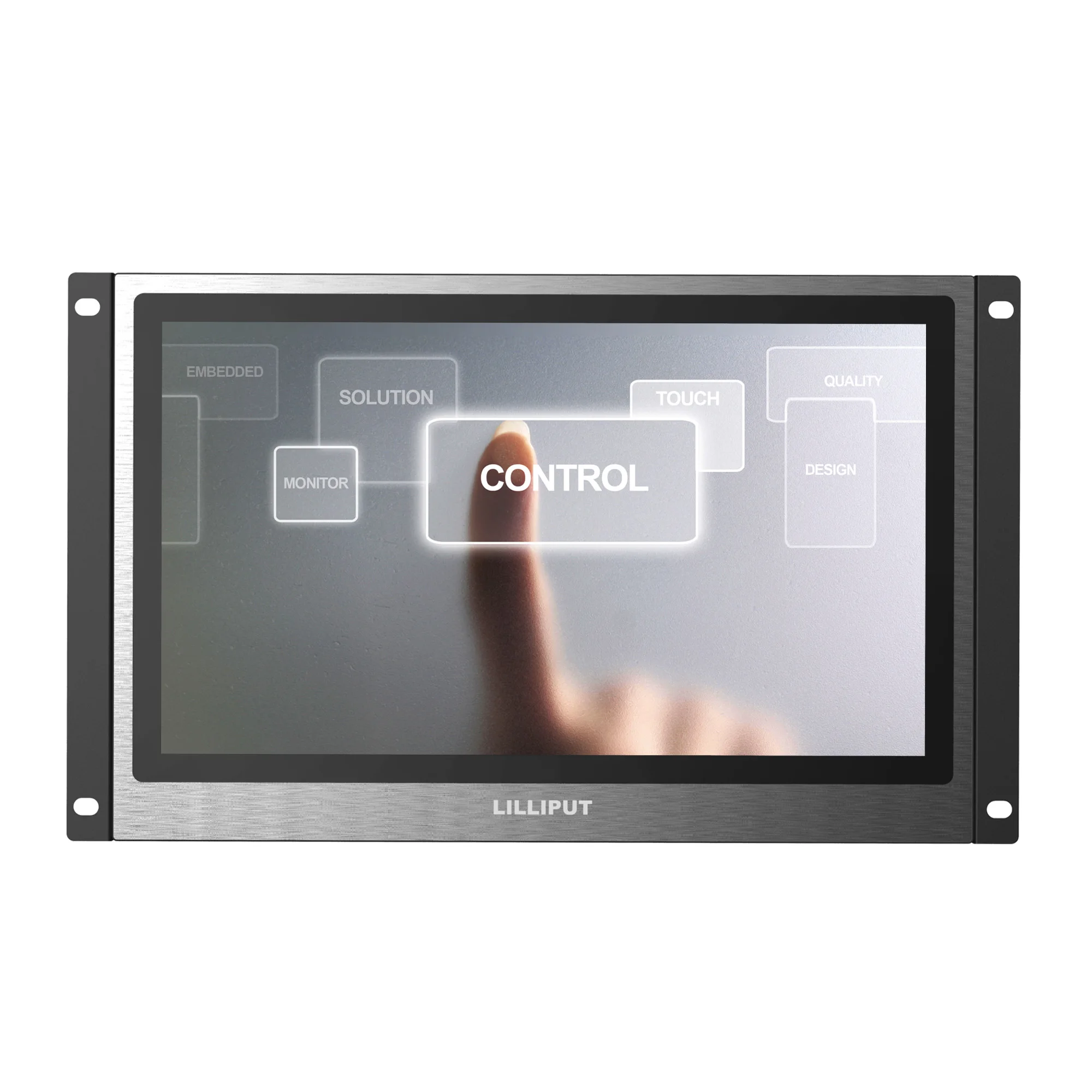 

Lilliput TK1330 Open Frame 13.3 Inch IPS LCD Monitor Wall Panel Mountable with HDMI DVI VGA AV BNC Video Input for Business Use