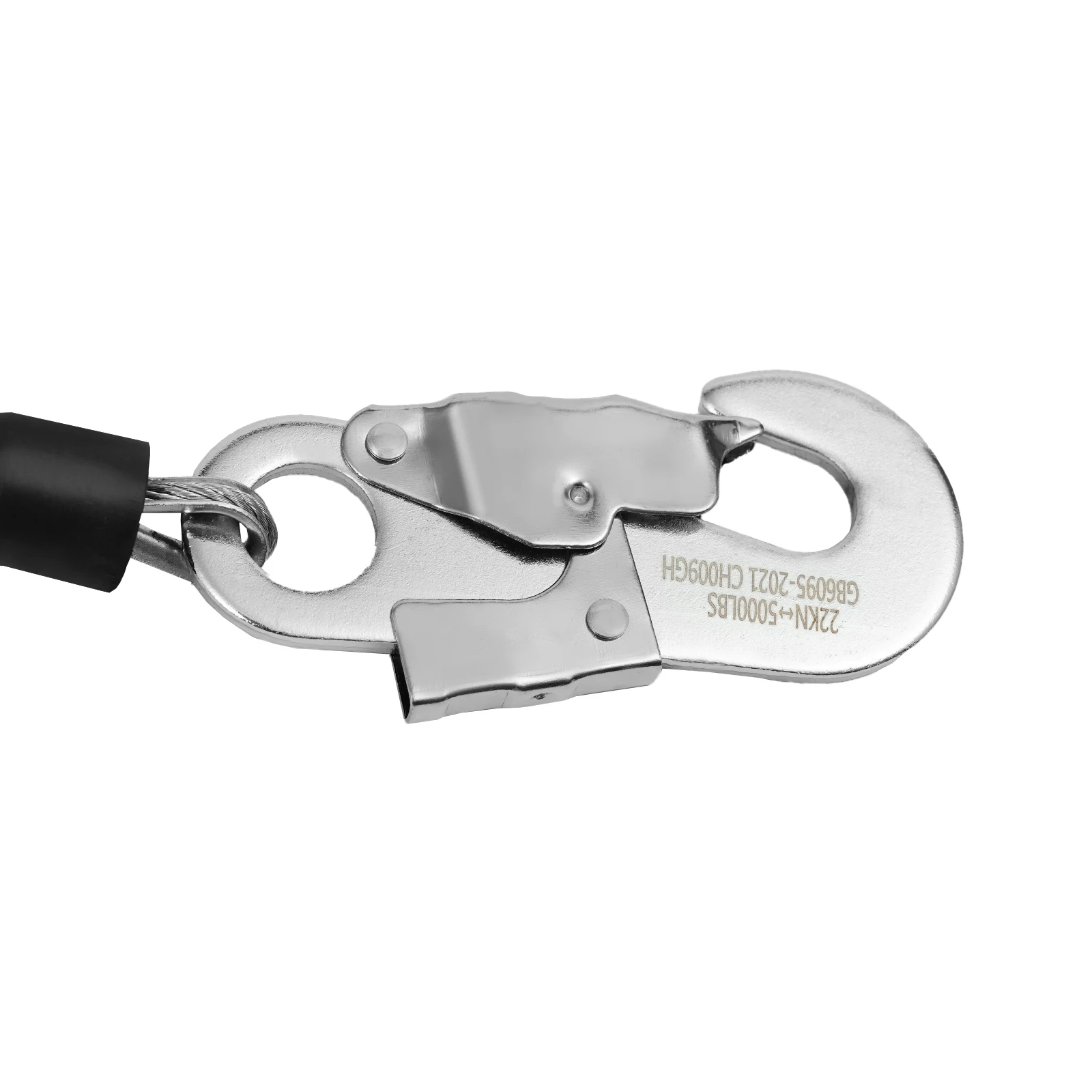 معدات حماية من السقوط بطول 5 أمتار/16.4 قدم، مانع السقوط الذاتي القابل للسحب، واقي من السقوط، معدات الحماية من السقوط، أخضر #6