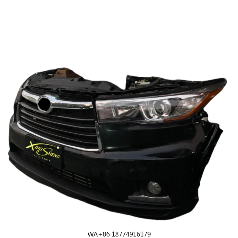 

Высокое качество, используется для Highlander, полная решетка переднего бампера, решетка радиатора, фара, крыло, жгут радара