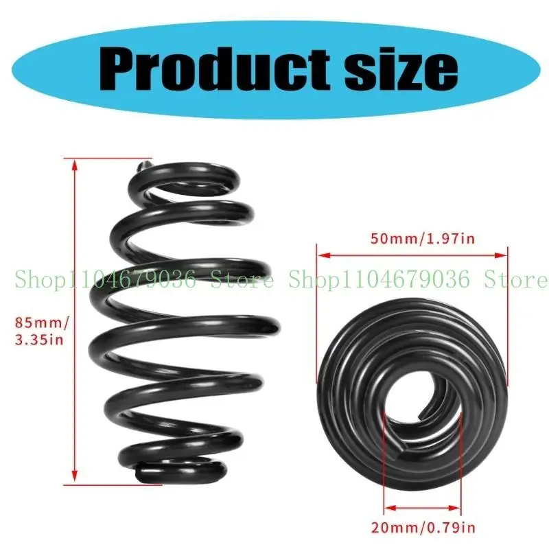 652F 2PCS Ande bicicleta ergonômica Spring Adequado para estilos bobber chiqueiro Bicicletas Rustantes Metal