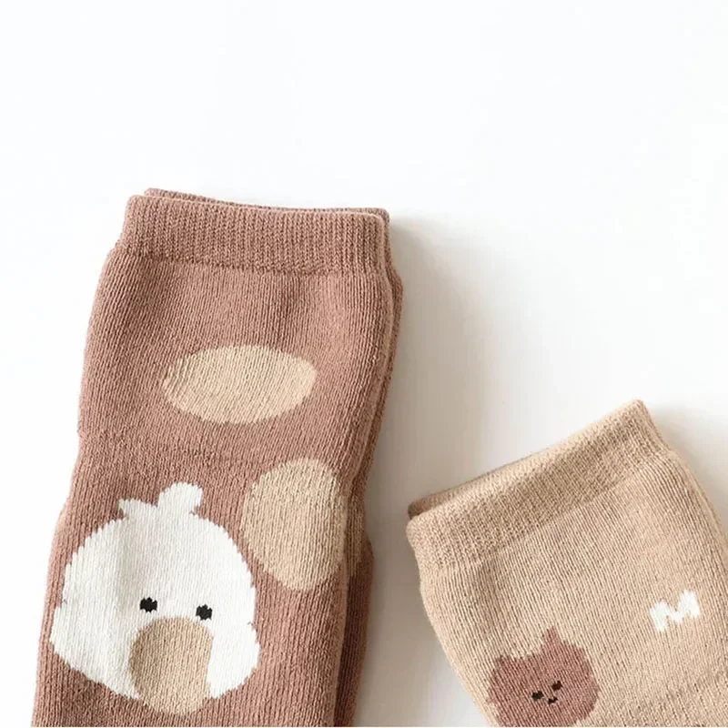 5 Paar Babysocken für Kleinkinder, rutschfest, für Kinder, Cartoon-Bodensocken, Innenboden, warmer Schlauch, Zubehör, 0–5 Jahre, Weihnachtsgeschenk – Detail 6