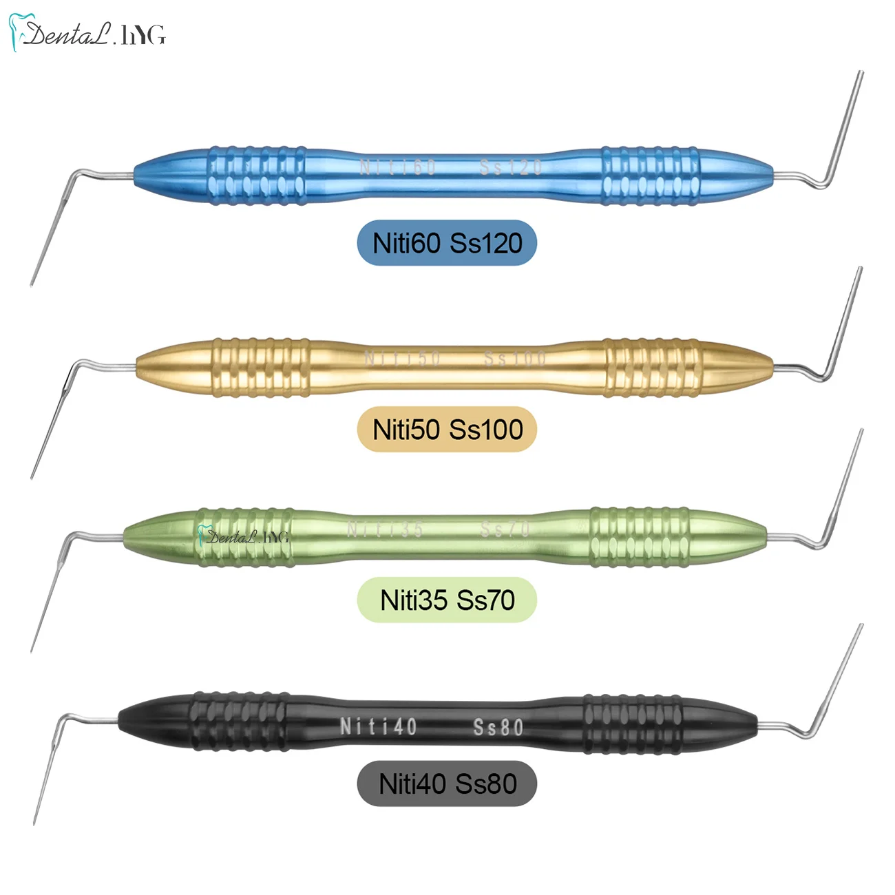 Ręczny wypełniacz endodontyczny do zębów, wypełniacz guttaperchowy, wypełniacz do kanałów korzeniowych, ręczny wypełniacz endodontyczny, instrument do wyciskania pionowego. — zdjęcie 4
