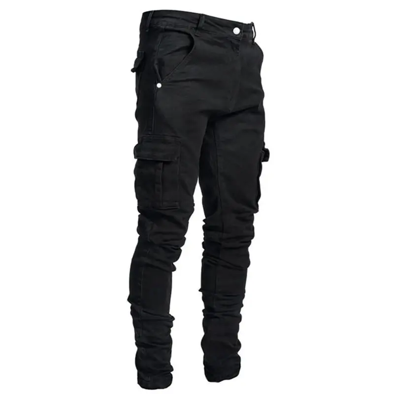 

NEW-Men's Casual Stylish Straight Slim Fit Jeans Young Hiphop Skinny Denim Pants