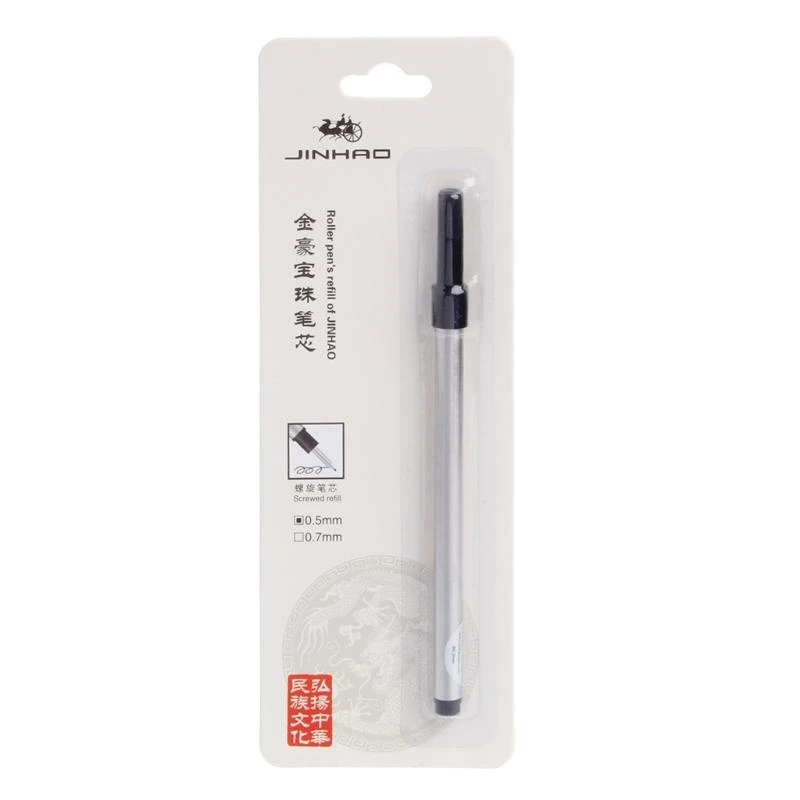 Jinhao Roller Ball Rollerball Pen Refill Cartridge Blue Black 0.5mm 0.7mm best sale