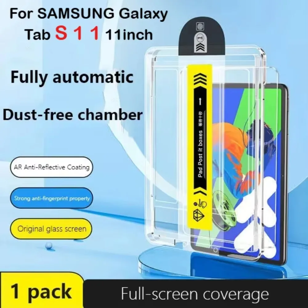 For New Samsung Galaxy S12+ S11 11 Inch A11 Plus S10 Lite S9FE Plus S8+ S7 FE A9 Easy Installation Tempered Glass Protector Film