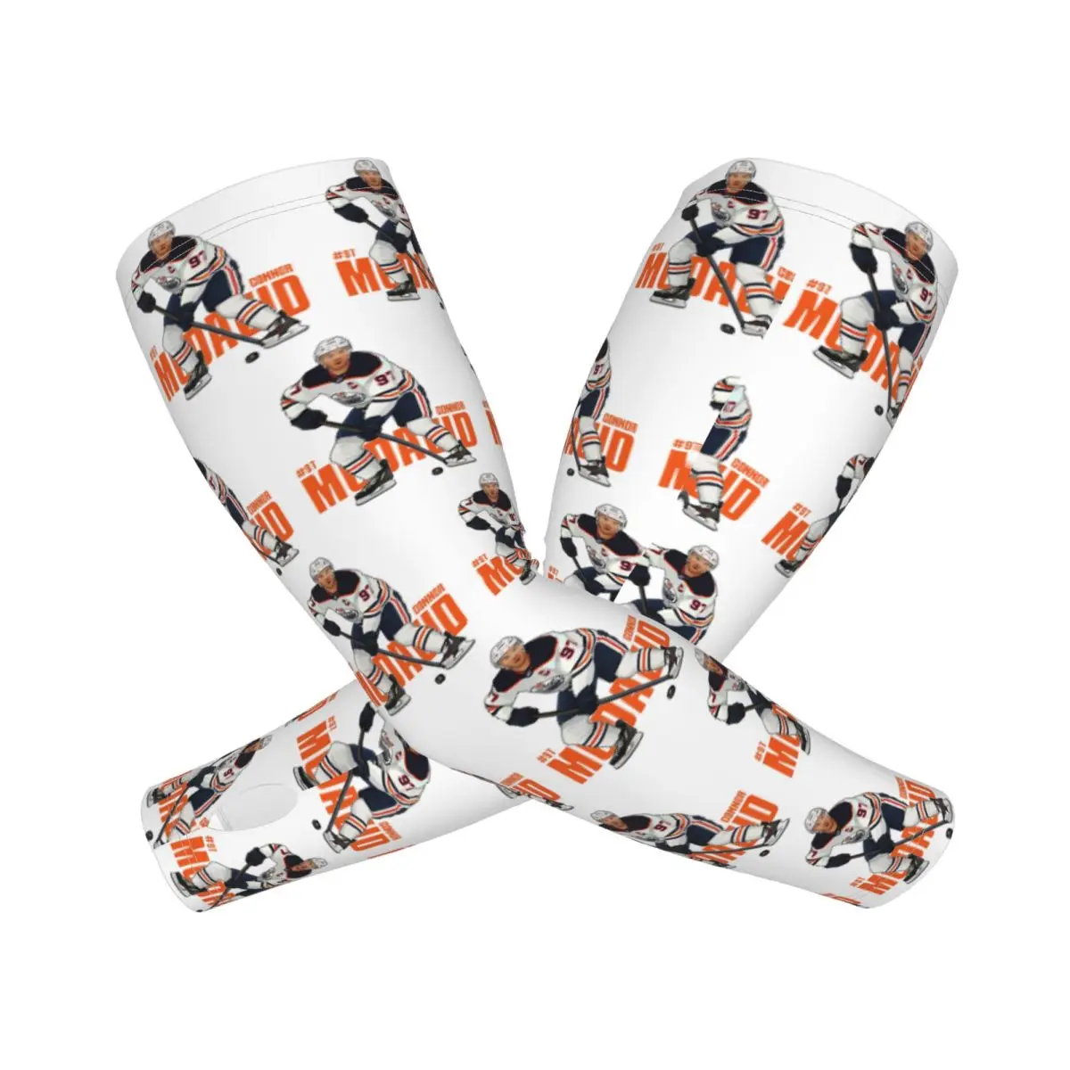 

Connor McDavid 97 для фанатов Edmonton Oilers, уличные рукава, защита от солнца и ультрафиолета, летние ледяные шелковые велосипедные татуировки, рукава