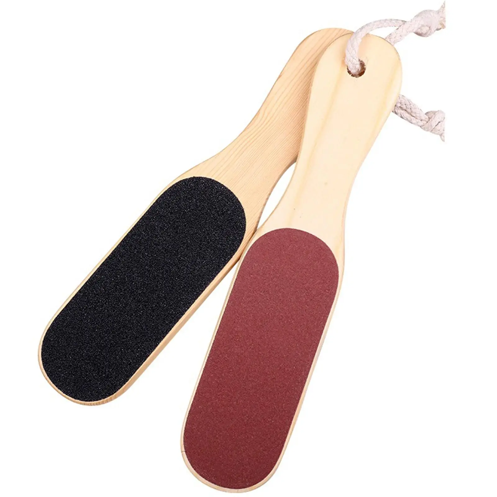 1PC 24CM Double-Sided Wooden Foot File Callus Remover – Pedicure Tools for Dead Skin & Heel Care, Durable Foot Care Rasp