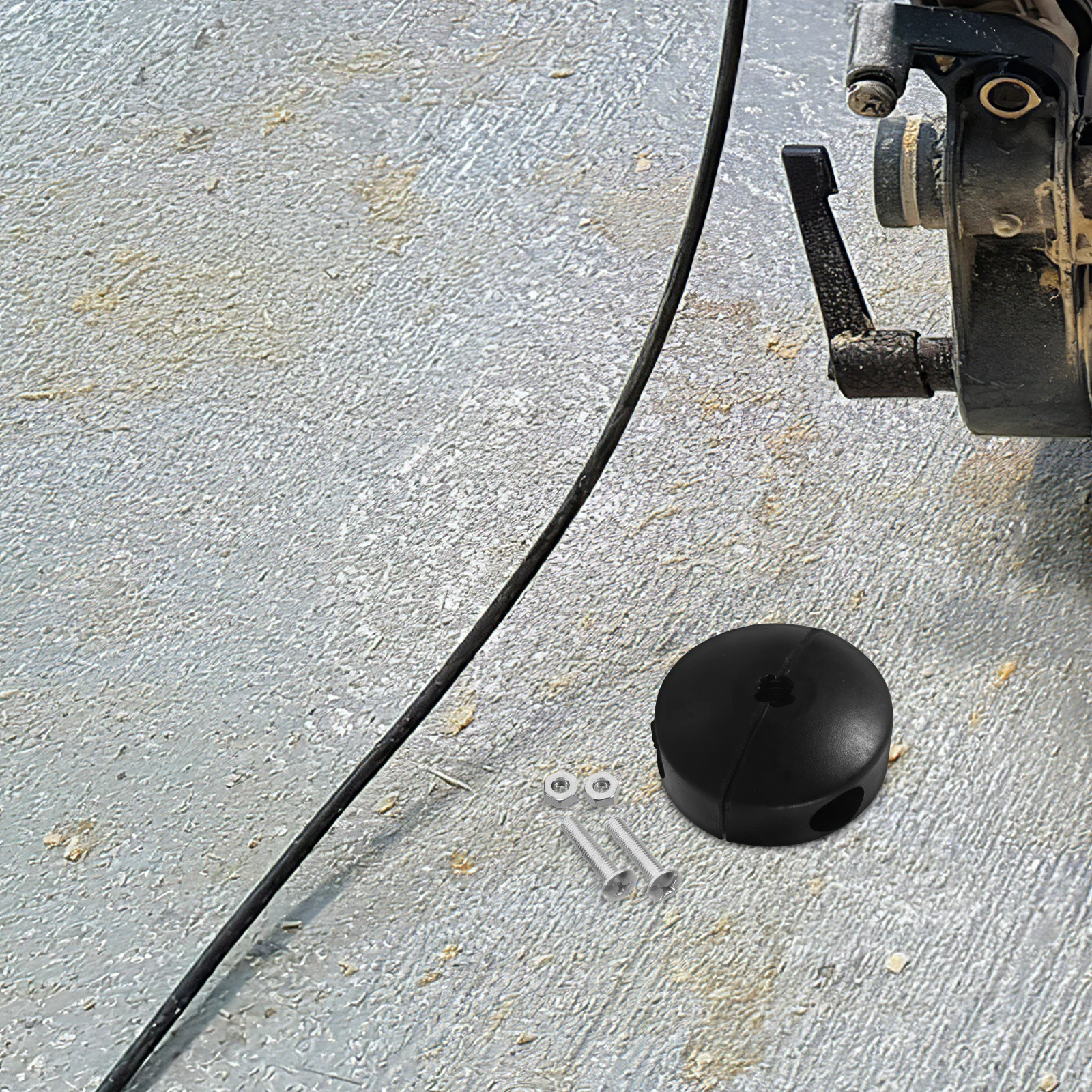 

Adjustable Rubber Ball Stopper 1/4 Inch Id For Spring Hose Reel Auto Rewind Retractable Accessories Replacement Air Pipe Bumper