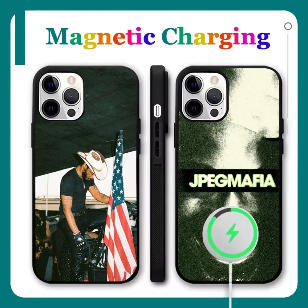 

Rapper Jpegmafia Phone Case For iPhone 16,15,14,13,12,11,Pro,Max,Plus,Mini,SE New Magsafe Magnetic Wireless Charging