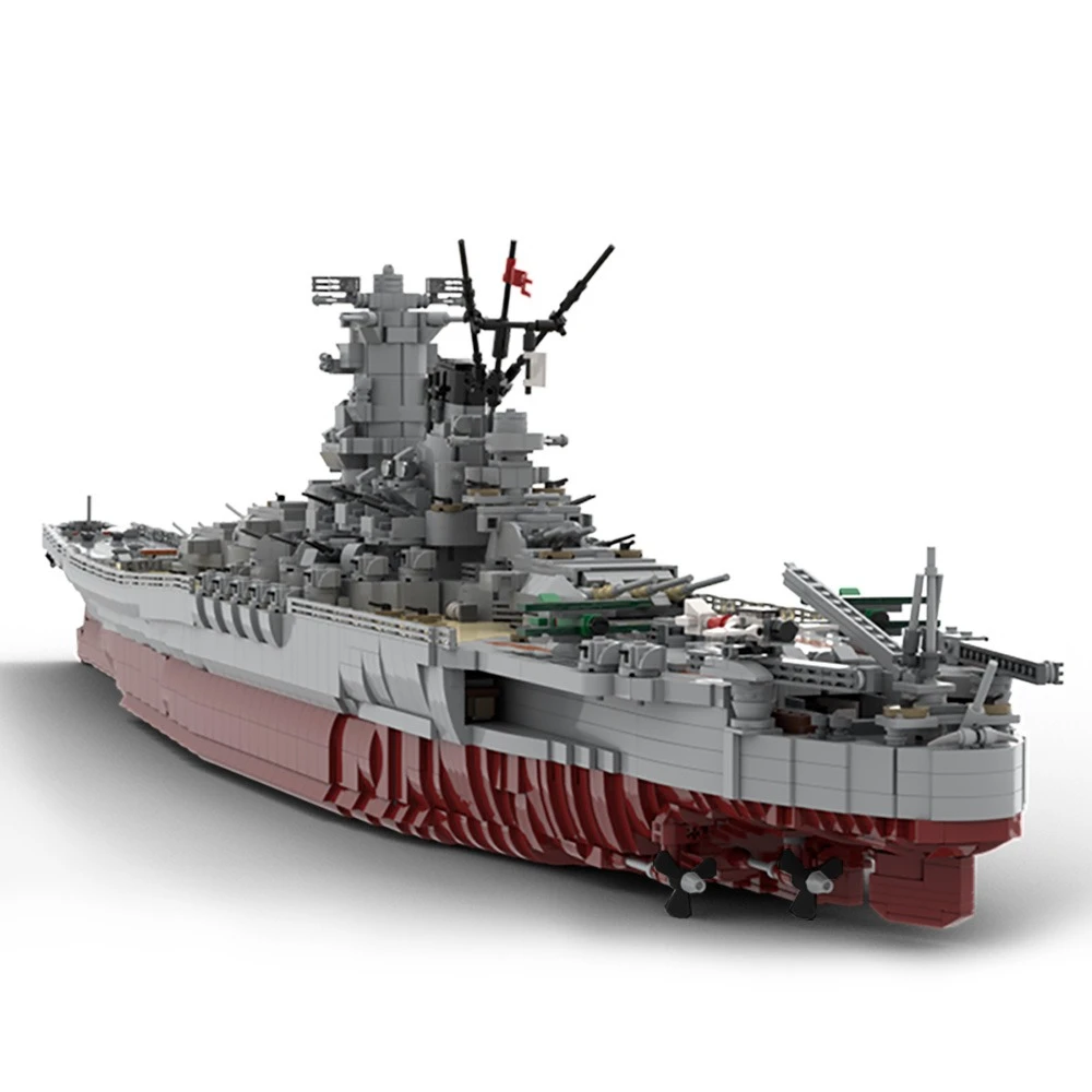 

1:200 Yamatoed World Военный военный корабль Космический линкор Строительные блоки Набор Круизер Корабль Дисплей Моделирование Игрушки Подарки для взрослых