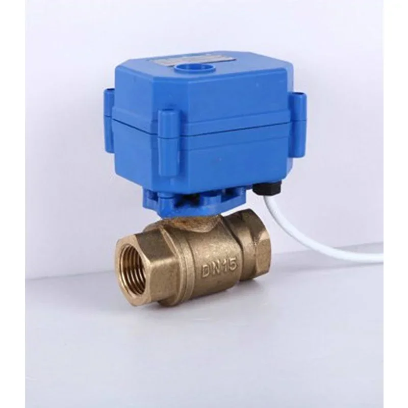 

DN15 DN20 DN25 Brass Two Way Electric Ball Valve CR01 CR02 CR03 CR04 CR05 DC5V 12V 24V AC220V motorized valve for water