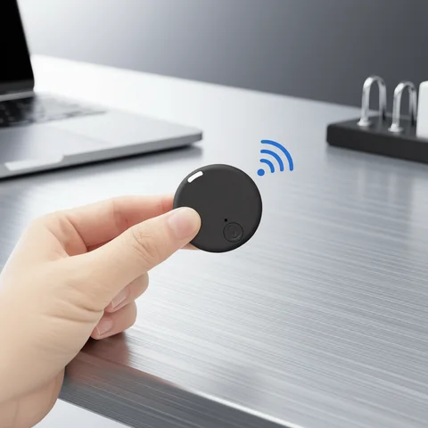 Mini GPS Locator AntiLost Alarm Wallet Keychain Smart Tag Bluetooth-Compatible Tracer Keychain Dog Pet Child Tracker Key Finder