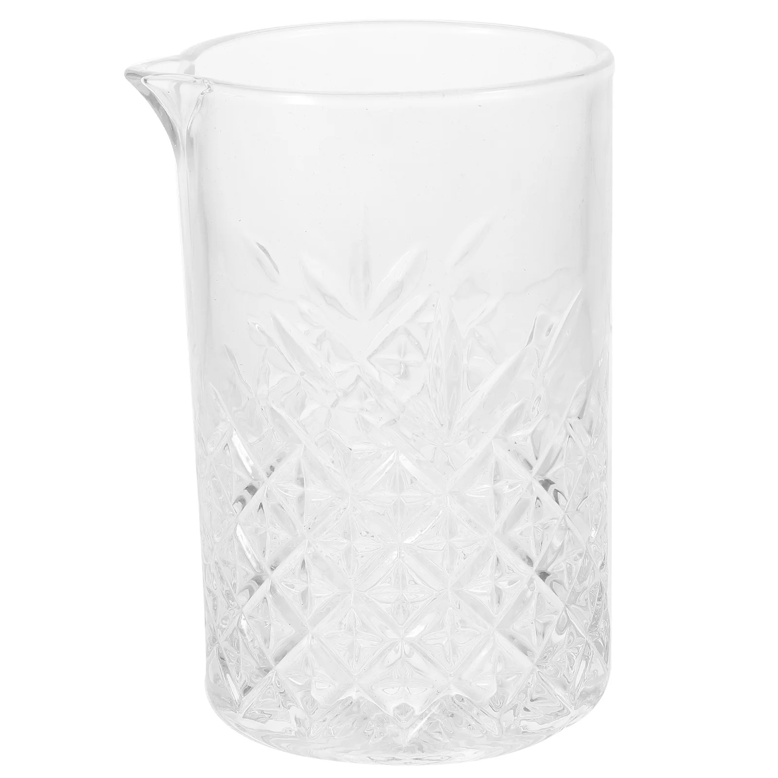 

Glass Cup Mixing Glass Mug 725ml Thick Bottom Anti-Slip Stable for Cocktail Coffee Tea Milk Drinkware Cocktail Drinkware for Bar