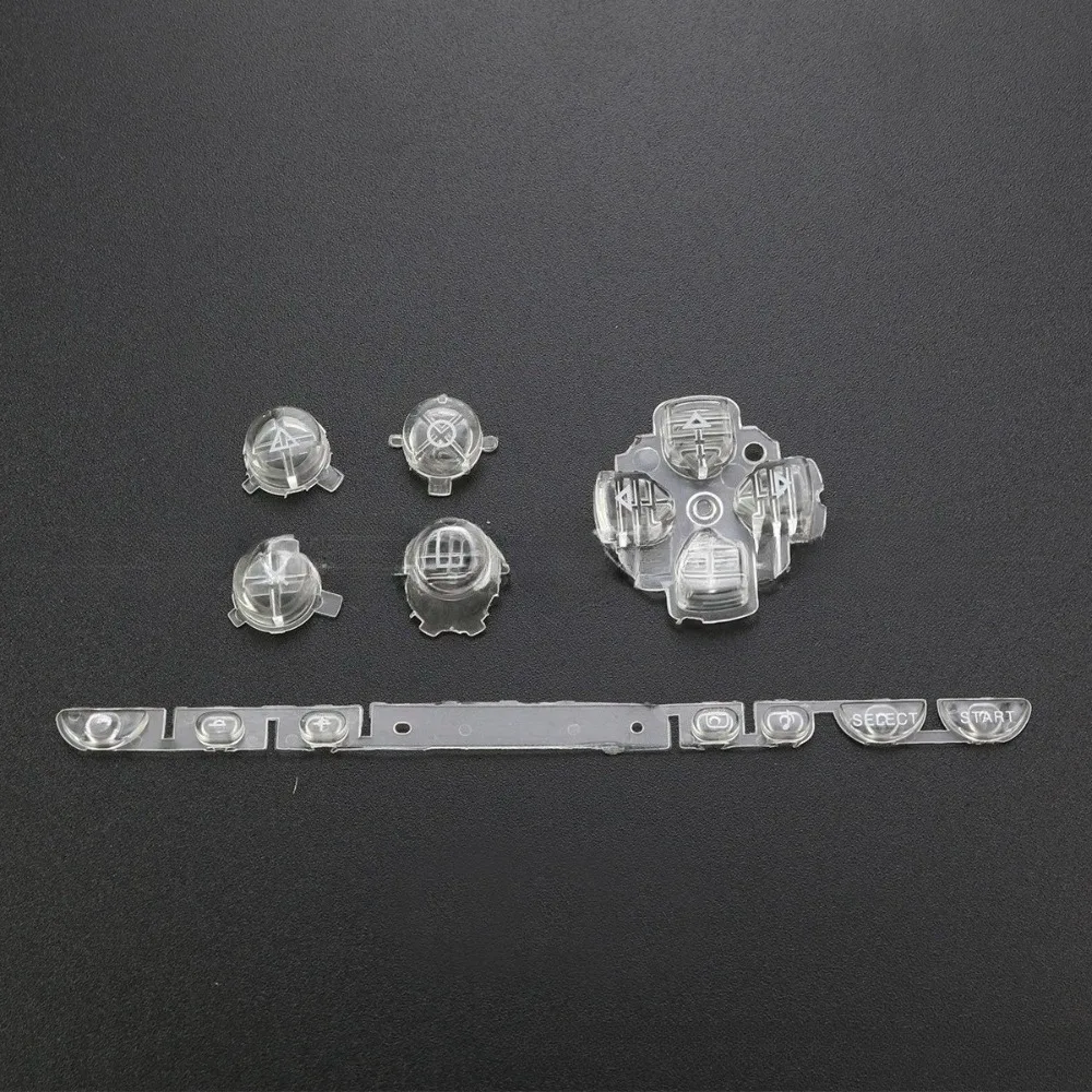 1 Set Left Right ABXY Select Start Home Button Kit D PAD Volume Key Replacement for PSP1000 Game Console Repair Parts