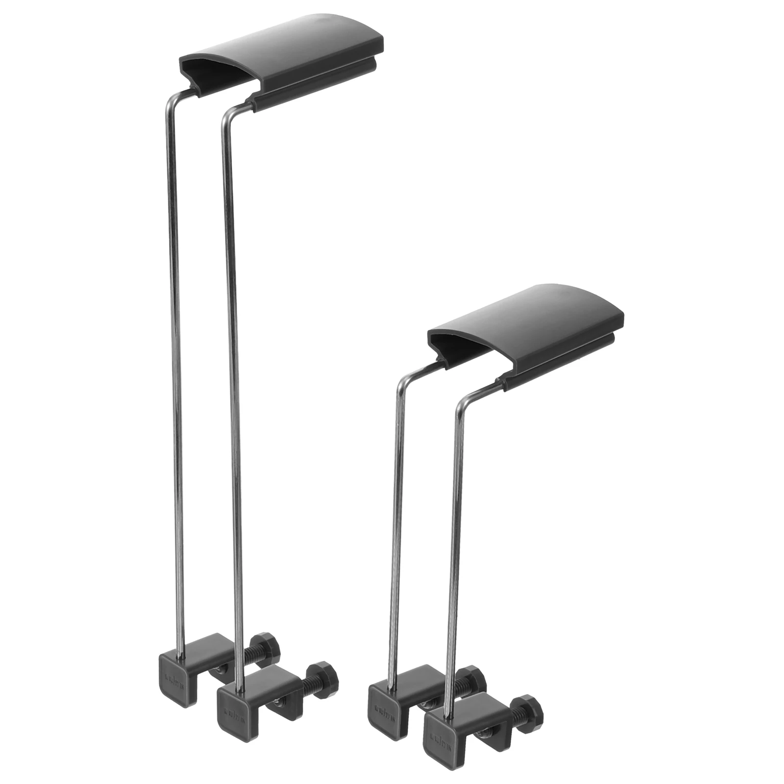 

2 Pcs Aquatic Lamp Bracket Tank Light Riser Aquarium Holder Fish Lighting Fixtures High Plastic Mount Accessory Stand