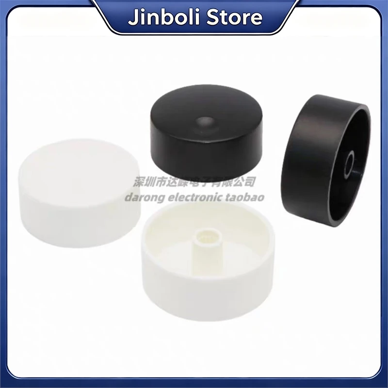 2/5PCS 34.5x16mm Straight Body Plastic Knob Volume Control Potentiometer Encoder Knob Cap With Lamp Cup 6mm Spline Hole