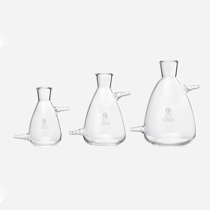 1pc Lab Upper and Lower Hole Filter Bottle Buchner Funnel Suction Flask