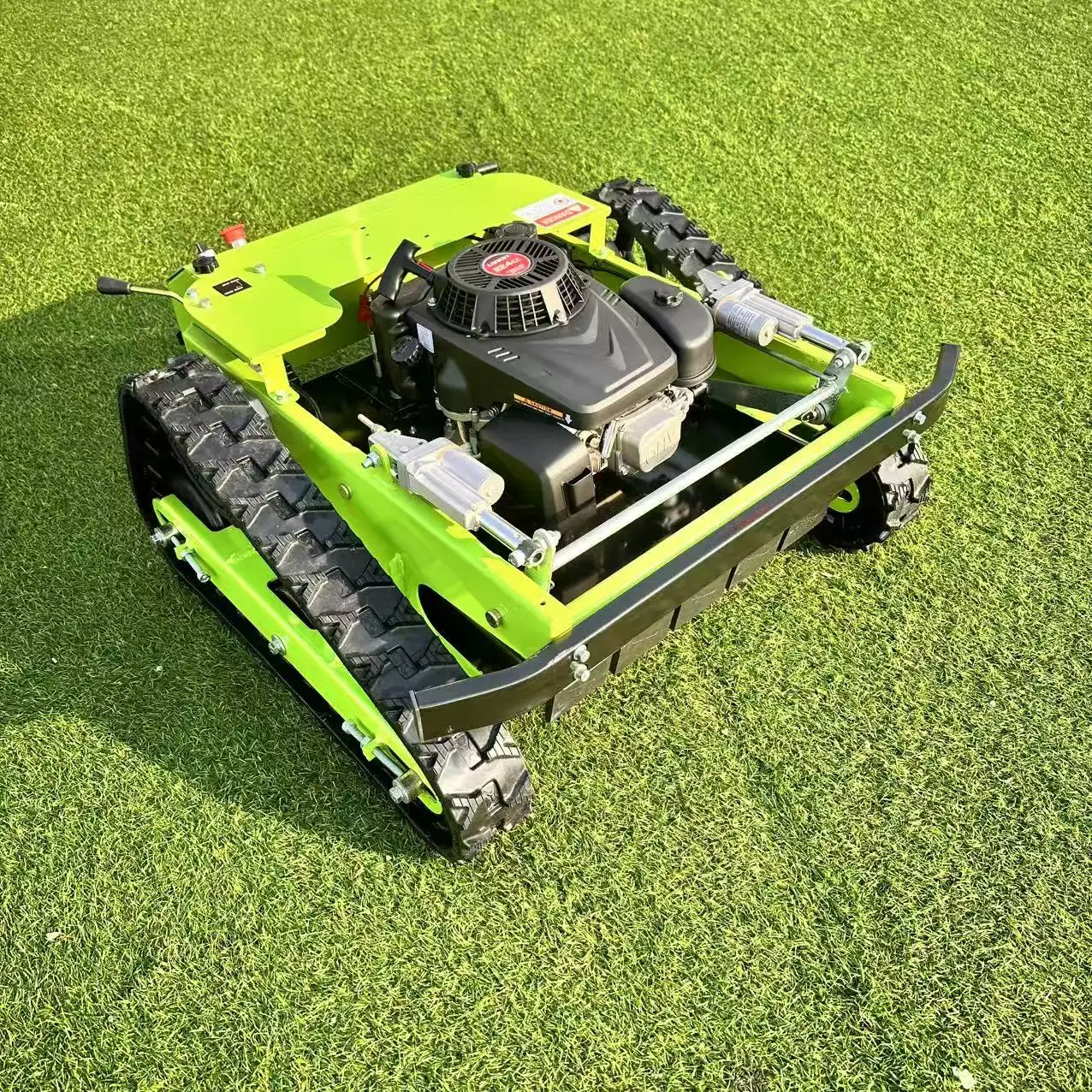 Maßgeschneiderter, heißer Verkauf, Raupenroboter-Rasenmäher, selbstfahrender Garten-Null-Turn-Rasenmäher mit Fernbedienung