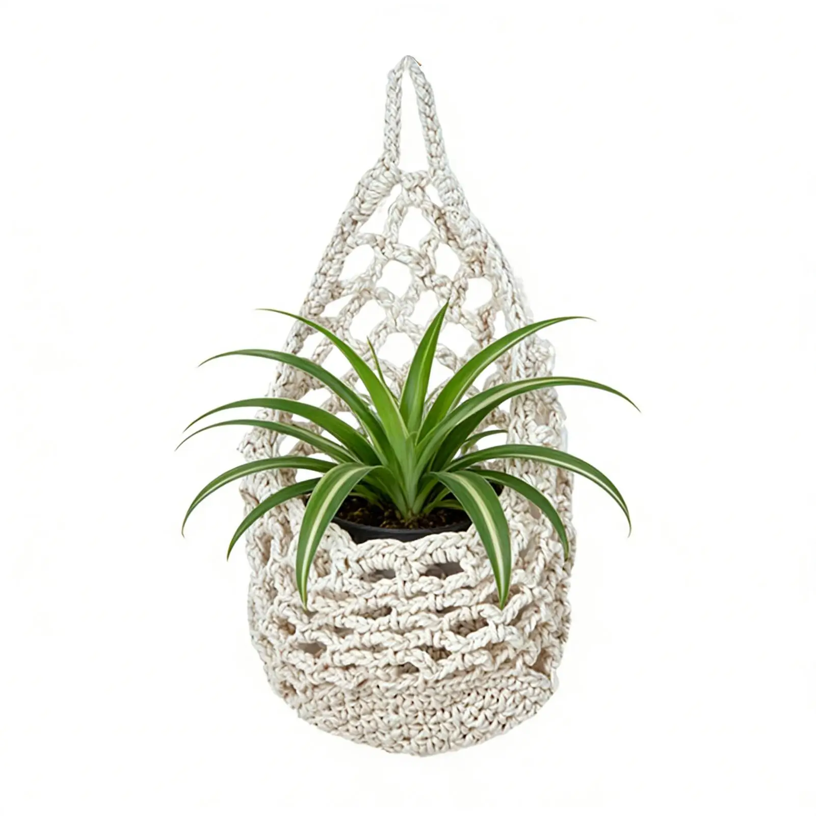 

Plant Basket Bohemian Style Handmade Organizer Holder Plant Storage Baskets For Indoor Outdoor Garden Yard Porch Dorm Farmhouse