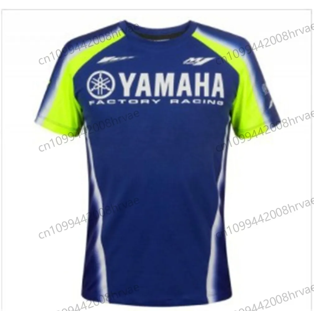 تي شيرت ياماها ثلاثي الأبعاد مطبوع بأكمام قصيرة لركوب الدراجات ملابس رياضية خارجية للرجال زي فريق الدراجات النارية على الطرق الوعرة