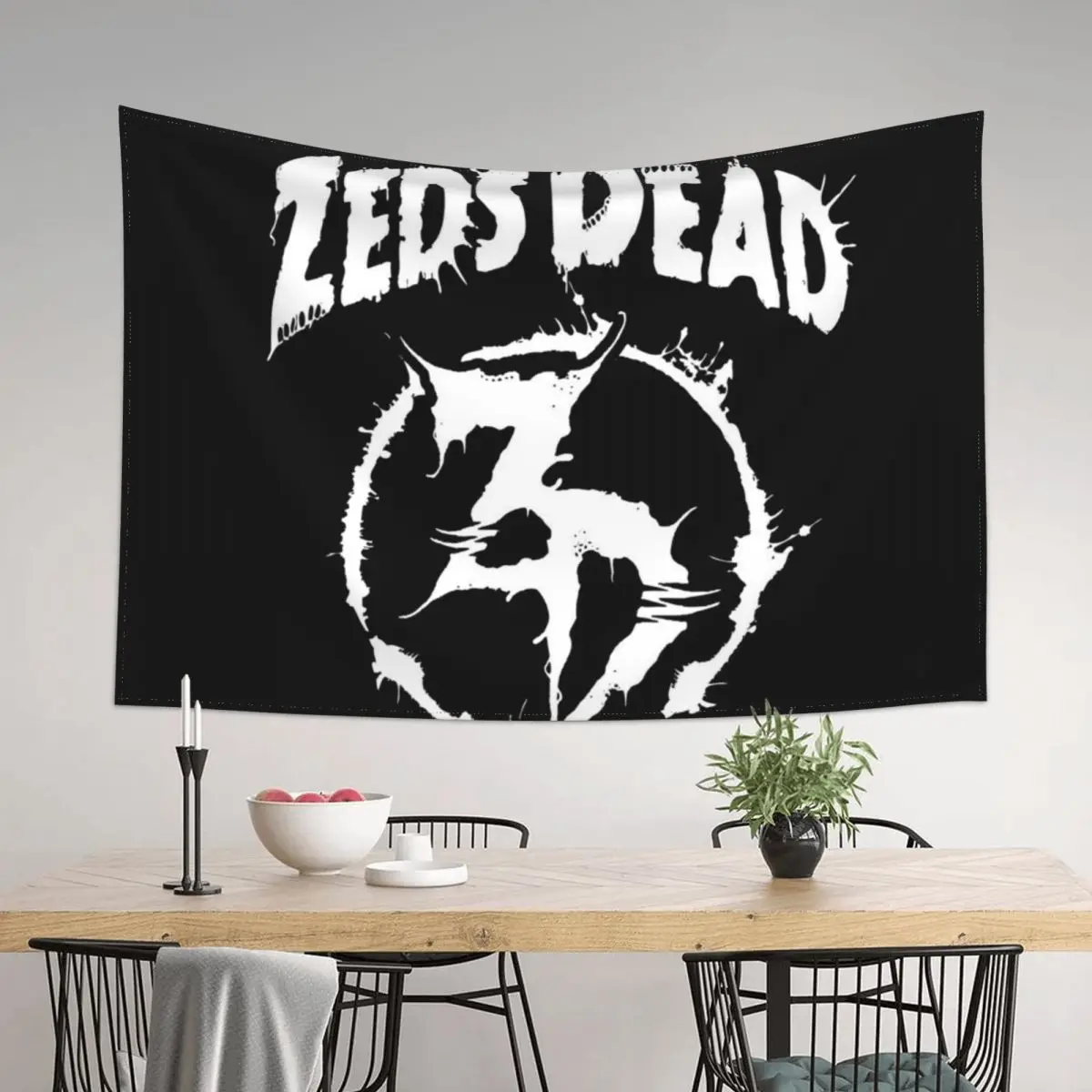 

Zeds Dead Tapestry Room Decor Wall Hanging Wall For Bedroom Tapestry