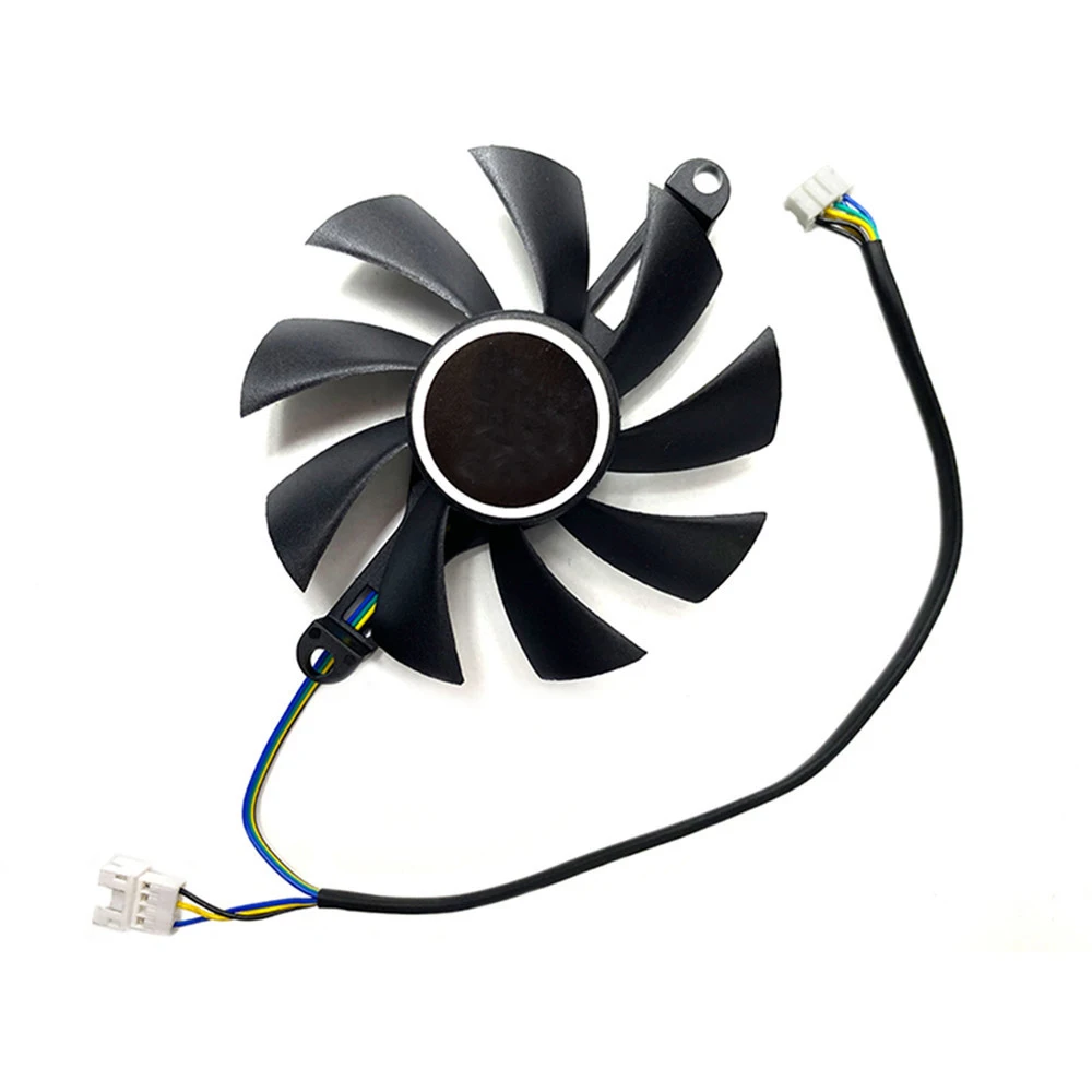 1/2PCS Graphics Cooling Fans Sleeve Bearing Replacement Video Card Cooler for YESTON GeForce RTX4060ti 8GB CUTE PET