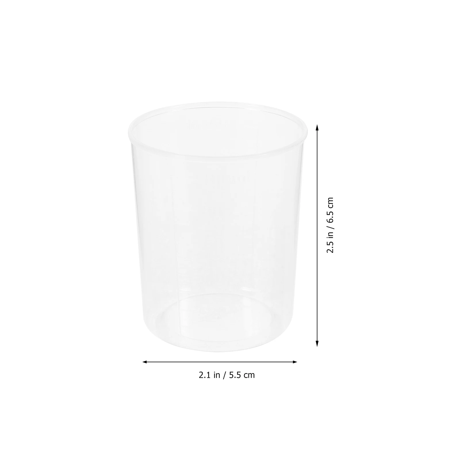 30pcs Measuring Cups 100Ml Clear Graduated Plastic Beakers Set Lab Measuring Tools For Science Experiment Laboratory Education