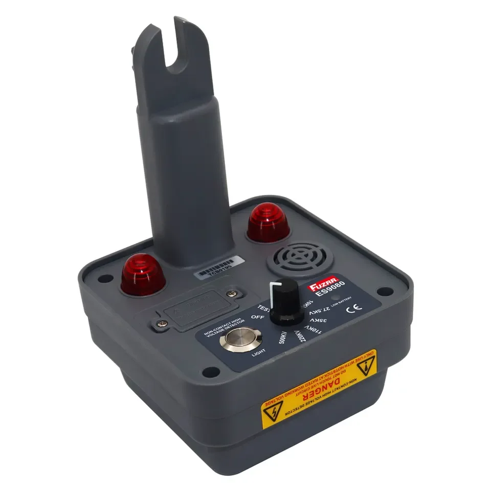 380V - 500KV Non-Contact AC Hight Voltage Detector with Buzzer Sounds and a Warning Light with a Hot Stick