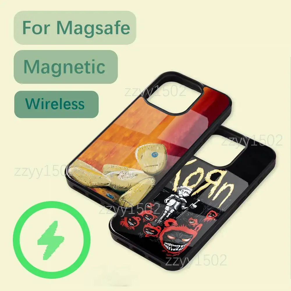 

K-KornS Rock Band Phone Case For iPhone 17,16,15,14,13,12,11,Pro,Max,Plus,Mini,SE4,E Magsafe Wireless Charging