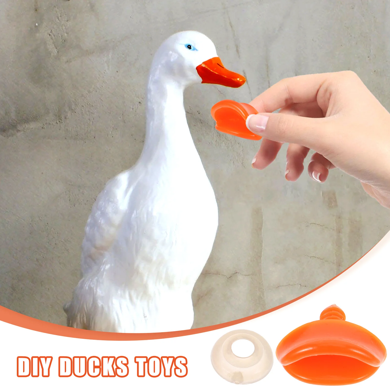 50 Pcs Beak Mouth Decor for DIY DIT Resin Kit Toy Mini Plush Animals