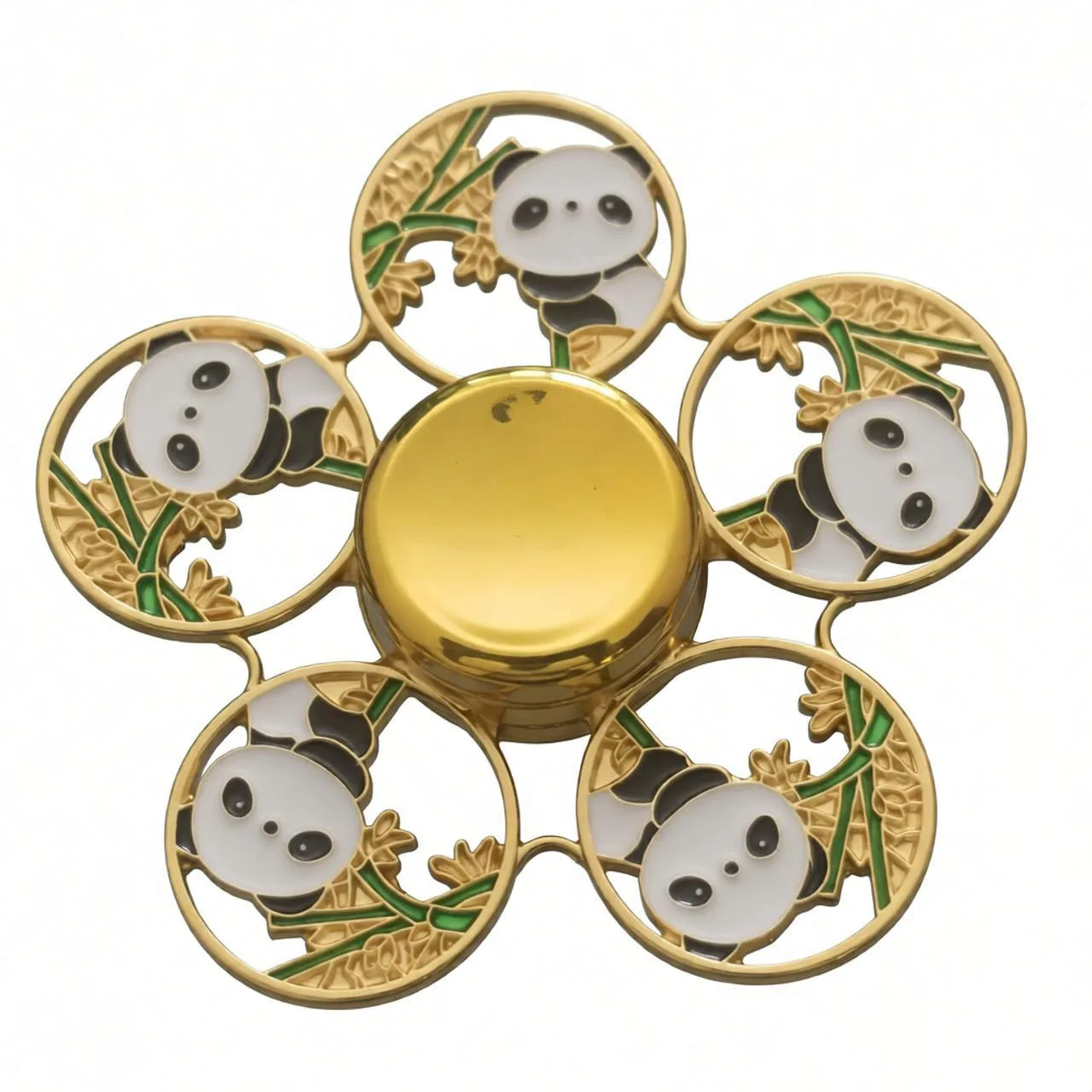 2026 new Panda Turtle Rainbow Fidget Metal Spinner Colorful Finger Spinners  for Stress Anxiety Relief for Adults