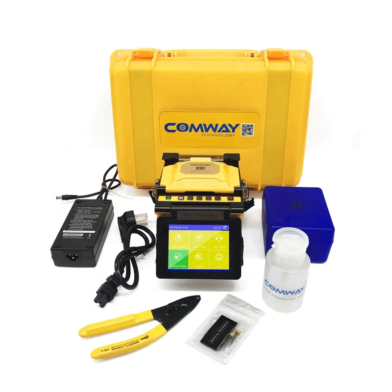 COMWAY A3 FUSION SPLICER high precision PAS alignment system splicer fiber optic fusion Splicing time 5 sec splicing machine