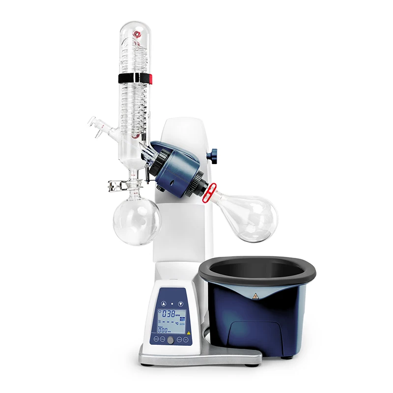 RE100-Pro Lab المبخر الدوار الرقمي OEM معدات التبخر المذيبات الفعالة مع شاشة LCD سعر المصنع الجديد