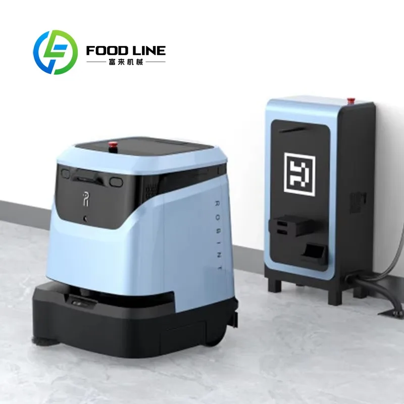 Customized 3 in 1 Intelligent Floor Cleaning Robot 400mm Width Terrazzo Floor Scrubber Machine for Gym Office Indoor Cleaning