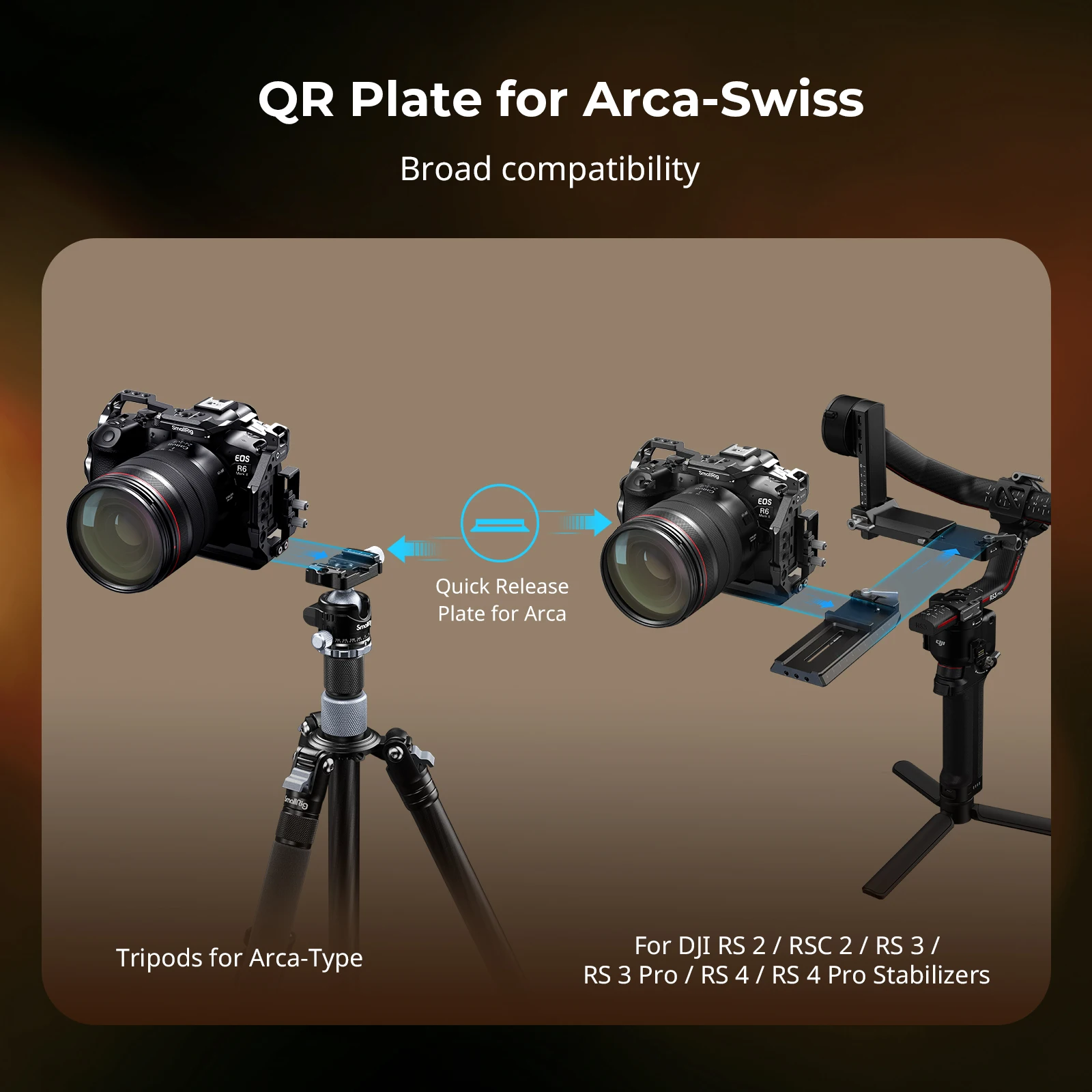 Kit de jaula de cámara SmallRig R6 Mark II para Canon EOS R6 Mark II con abrazadera de Cable de mango superior Placa de liberación rápida Arca-Swiss-5197