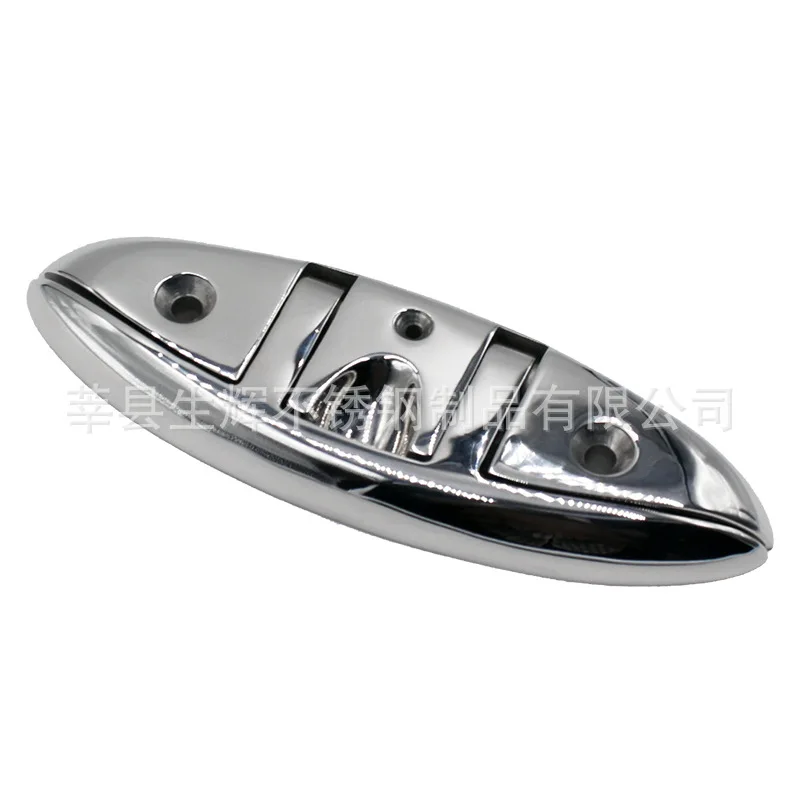 

316 Stainless Steel Flip Up Folding Pull Up Cleat 5" 6" 8" Marine Boat