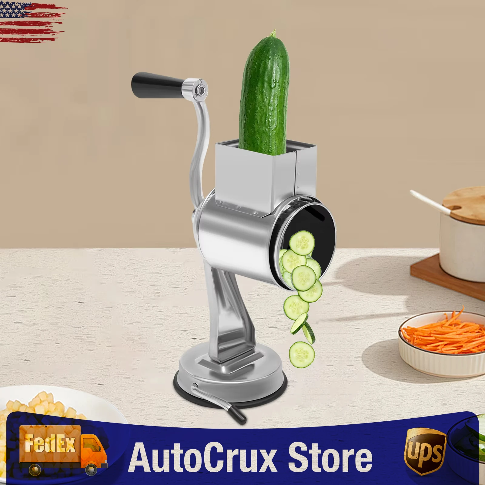 

Роторная терка для сыра, ручная рукоятка, измельчитель овощей, измельчители из нержавеющей стали