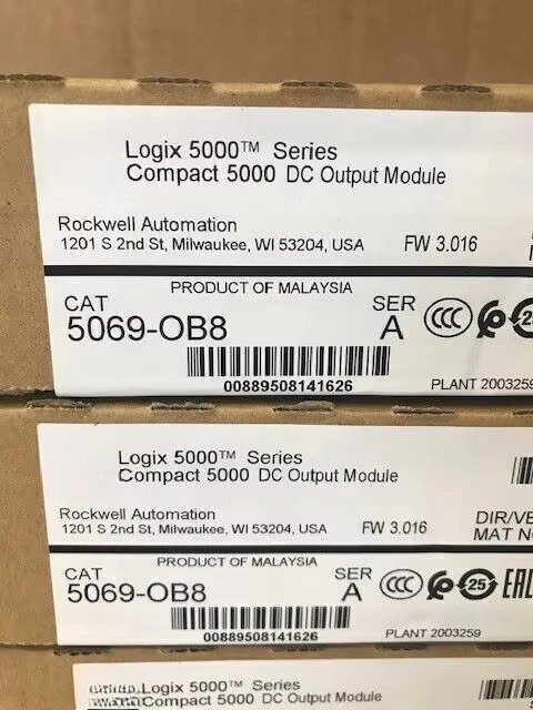 Novo módulo de saída 5069-OB8 Ser A Compact 5000 DC selado