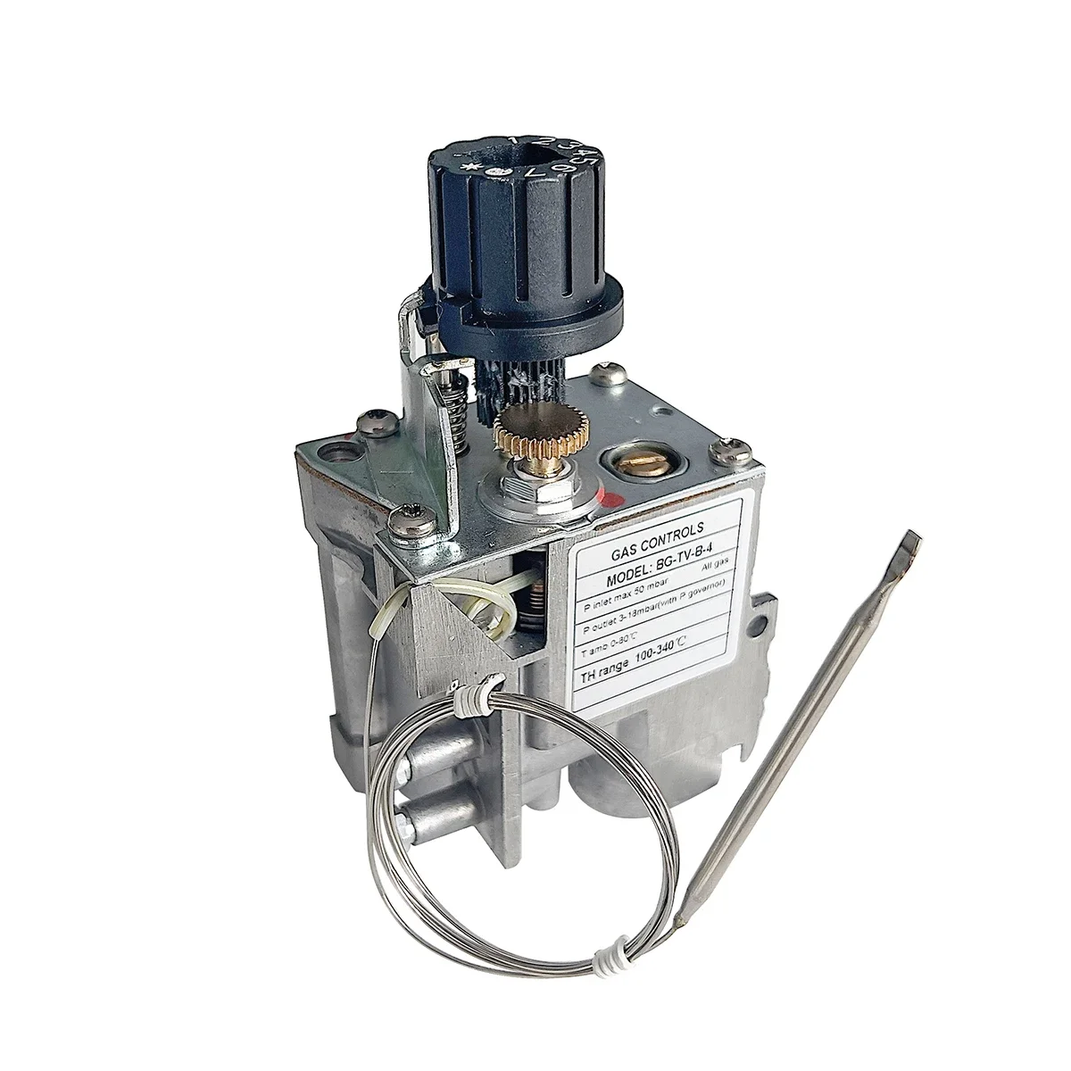 Thermostatic Gas Control Thermostat Valve 100-340℃ Modulating and On-off Thermostat