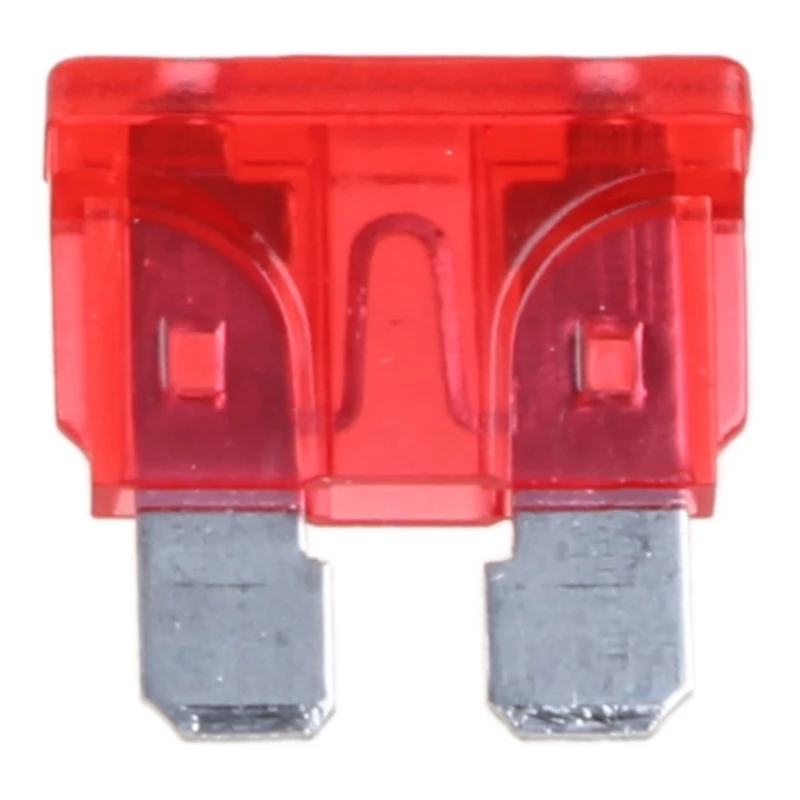 Y1UD 10 Pieces Automotive Car Truck Fuses Kit 10 AMP ATC/ATO Standard Regular Fuse Blade Red 10A Flat Fuses Replacement