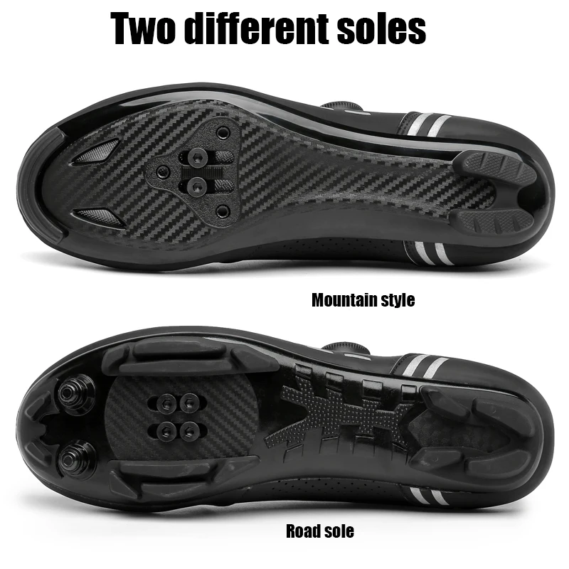Afbeelding 3: Fietsschoenen Heren Mountainbike- en Racefietsschoenen Lichtgewicht en Ademend Geschikt voor Snelrijden Off-road SPD-MTB