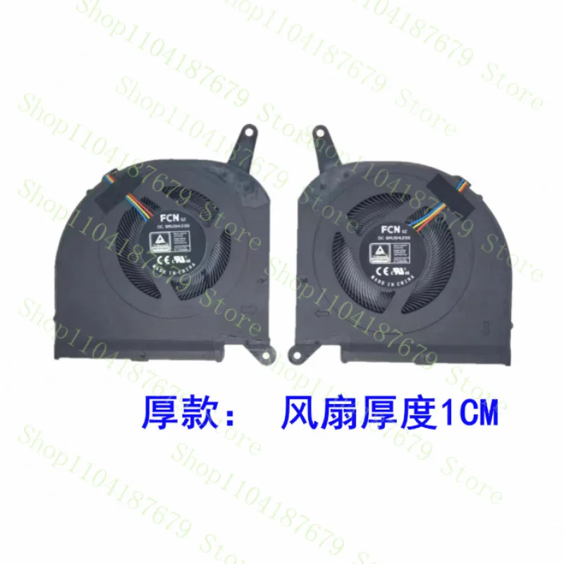 

== толщина 10 мм, новый охлаждающий вентилятор для процессора/GPU для Gigabyte AERO 15 OLED 17 HDR XA RP75XA RP77