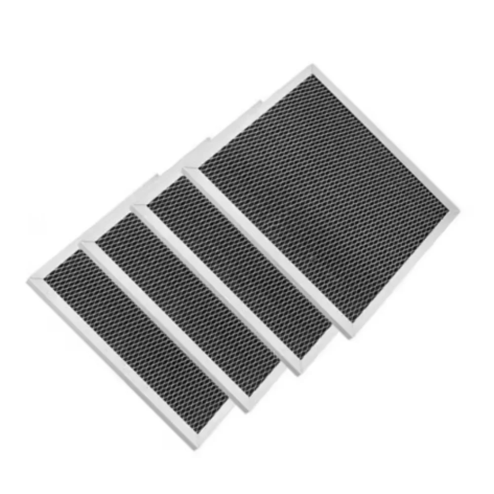 4 Pack Stainless Steel Extractor Hood Filter For Grease Smell Removal Layer Range Hood Filter For Home Commercial Kitchen