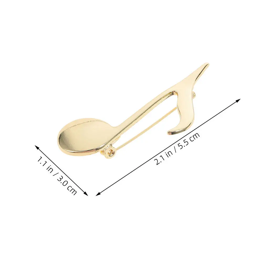 3Pcs Music Note Brooch Pins Musical Instrument Theme Brooch for Women Men Fashion Jewelry Lapel Pin Backpack Jacket Accessory