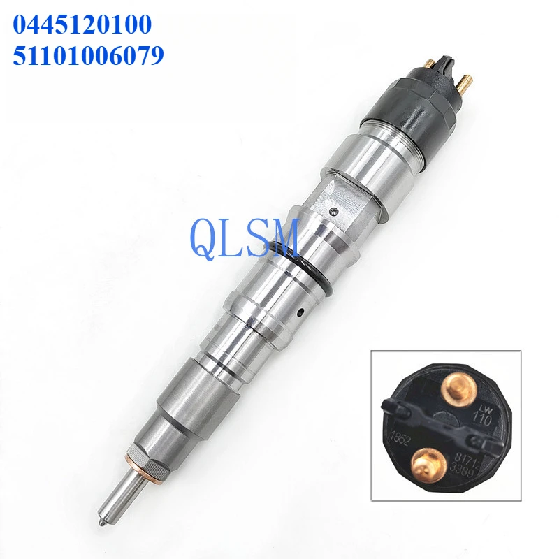 

New High Quality Accessories Fuel Injector 0445120100 51101006079 Diesel Injector for MAN TGA TGX-