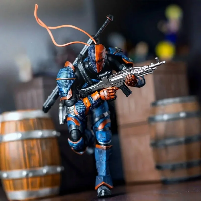 En Stock 1/12 Upfinegures Lpzz Deathstroke Arkham Knight jeu périphériques DC002 Anime figurine modèle jouet à collectionner cadeau