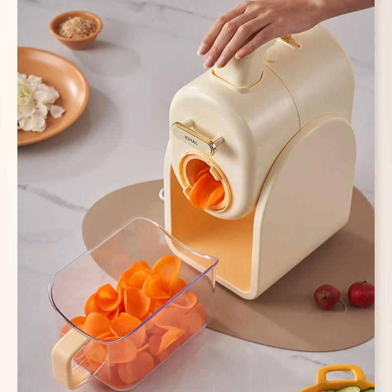 Electric vegetable cutter Household multi function automatic electric shredding and slicing machine for kitchen food processing